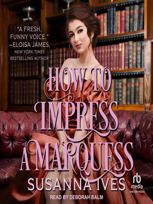 cover image of How to Impress a Marquess